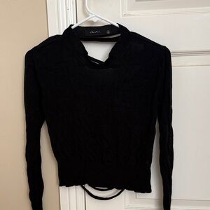 Olive Olivia Classic Black Long Sleeve Top